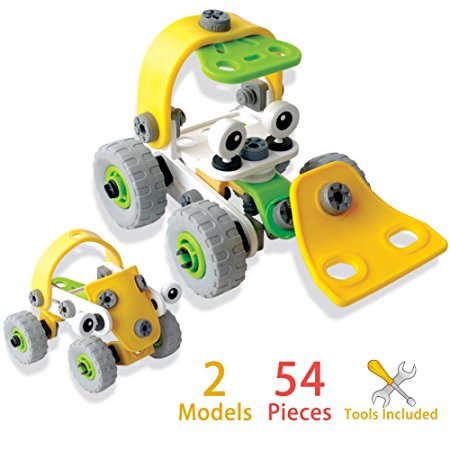 Truck Take-A-Part Build Toy with Tools for Kids by Elf Star