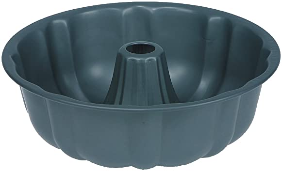 Swift Faringdon Collection Bakers Pride Non-Stick Deep Fluted Pan With Tube Carbon Steel 24.5 cm x 9 cm.