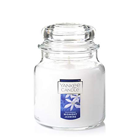 Yankee Candle Medium Jar Candle, Midnight Jasmine