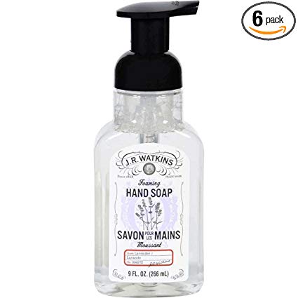 JR Watkins Lavender Foaming Hand Soap 9 Ounce- 6 Pack