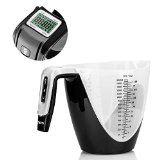 Etekcity Digital 6-cup Measuring Cup and Kitchen Food Scale 11lb5kg black