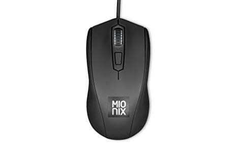 Mionix Avior Black Ambidextrous Optical Gaming Mouse (Black)