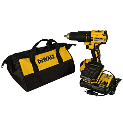 DEWALT DCD7781D2 18V 13mm Cordless Compact Brushless Hammer Drill Machine with 2x2.0Ah Li-ion batteries