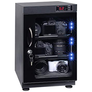 T.A.P 38L Automatic Numerical LED Control Dry Cabinet Box Storage for DSLR Camera Lens