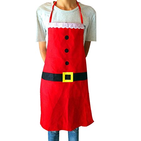 Christmas Apron ,BeautyVan Red Creative Christmas Apron