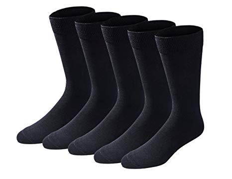 Dockers Men's Classics Dress Flat Knit Crew Socks Multipacks