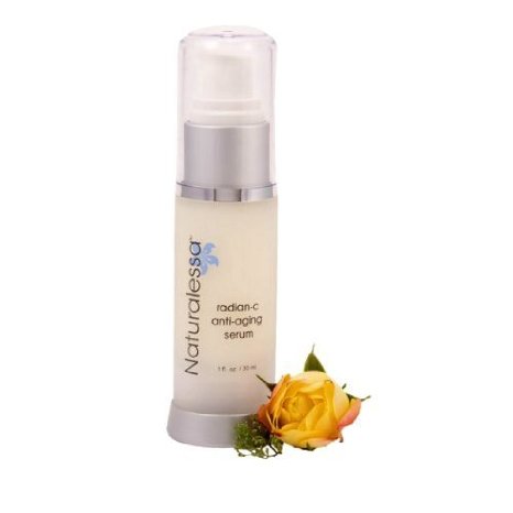 Radian-C Vitamin C Anti-aging Naturalessa Anti Wrinkle Serum Highly Concentrated Advanced Professional Radiant C Serum Cream Unique Delivery System Restores Your Radiance Dry Skin and for All Skin Types 1 fl.oz