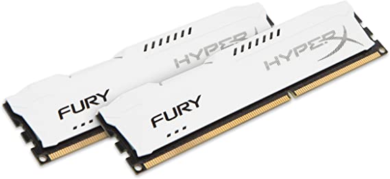 Kingston HyperX FURY 16GB Kit (2x8GB) 1866MHz DDR3 CL10 DIMM - White (HX318C10FWK2/16)