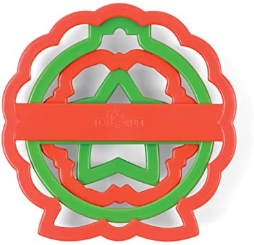 Fox Run Nesting Christmas Cookie Cutters, 1.5 x 4.5 x 7.5 inches, Multicolored