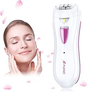 Epilator for Women, Facial Epilator Cordless Epilators for Face & Body Hair Rechargeable Face Epilator with LED Light Womens Hair Removal Painless Mini Epilator for Facial Armpit Leg Bikini Area