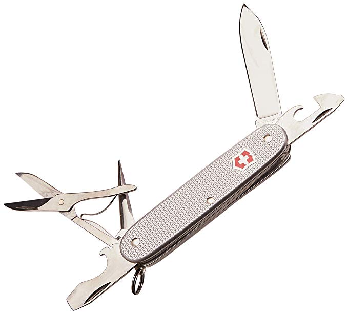 Victorinox Pocket Knife Folding Pioneer X Multitool Silver Alox