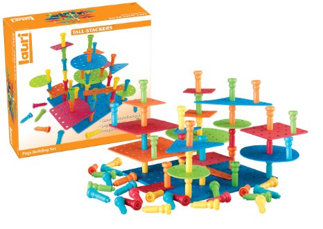 Lauri Tall-Stackers Pegs Building Set