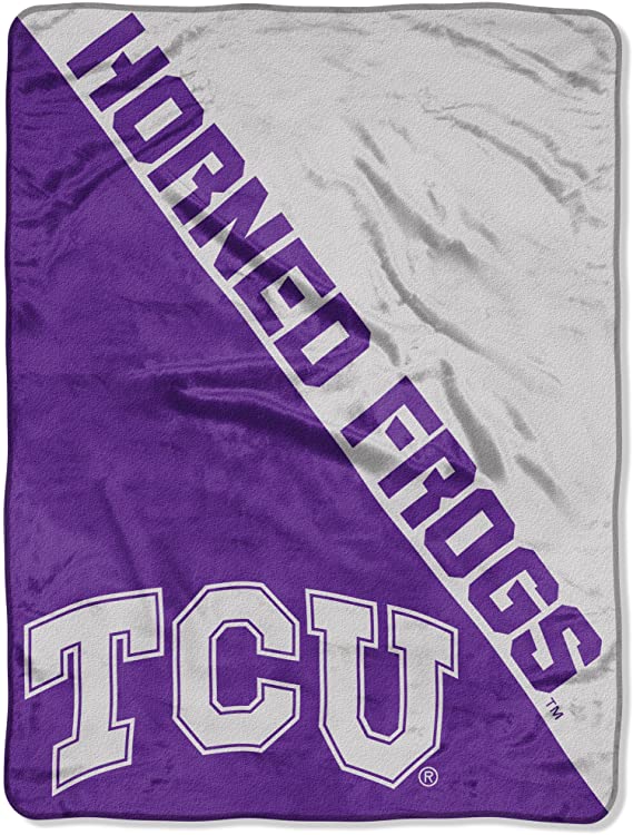 Officially Licensed NCAA "Halftone" Micro Raschel Throw Blanket, 46" x 60", Multi Color