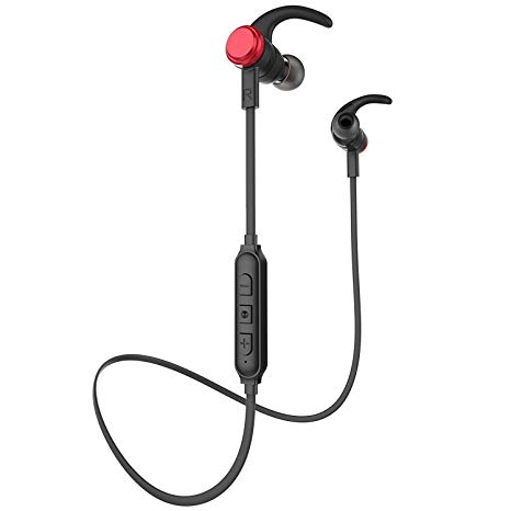 Bluetooth Earphone,BYZ Magnetic 4.1 Wireless Sports Headphones with Mic, AptX Stereo, 6 Hrs Playtime,Waterproof,Noise Cancelling Microphone