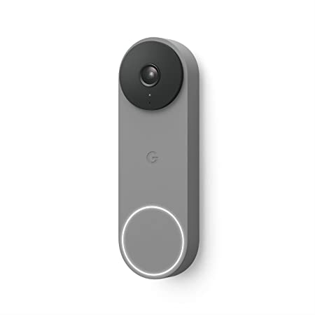 Google Nest Doorbell (Wired, 2nd Gen) - Wired Video Doorbell Camera - Doorbell Security Camera - Ash (G28DR)