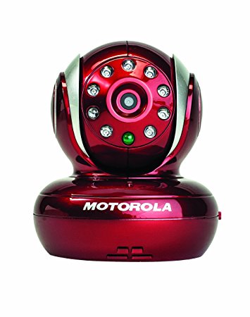 Motorola Blink1 Wi-Fi Video Camera for Remote Viewing with iPhone and Android Smartphones and Tablets, Red