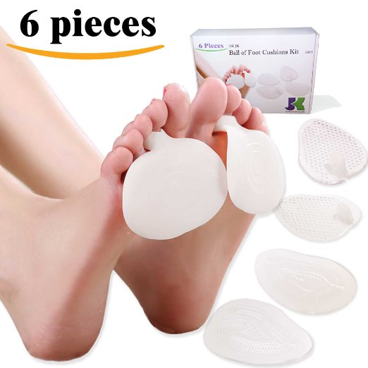 DR JK- Comprehensive Ball of Foot Cushions PedPal Kit- Plantar Fasciitis Ball of foot Pads Metatarsal Pads Forefoot Cushion Arch Pain Heel Pain Shoe Inserts High Heels Neumeria Pads