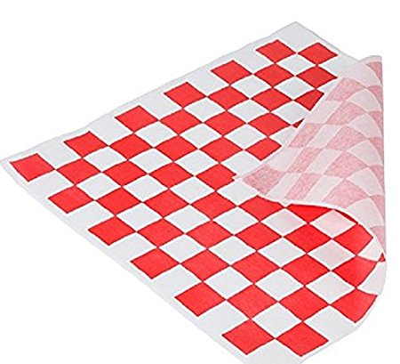 Food Grade Tissue Paper, Red White Check