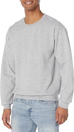 Jerzees Men's Navy Adult Crew Sweatshirt