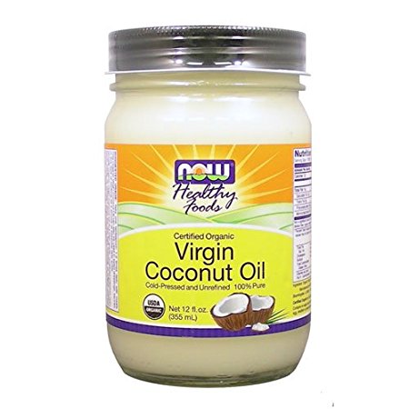 NOW Foods Organic Virgin Coconut Oil, 12 oz