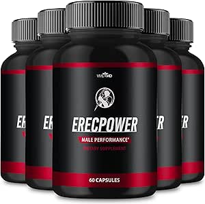 Erecpower Capsules Multivitamin Men Health Supplement, Erecpower Pills Multivitamin Advanced Formula Maximum Strength, Erecpower Natural Support Formula, Erec Power Vitamin Pills Reviews (5 Pack)