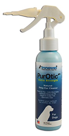 Innovet Pet Products PurOtic All Natural Deep Ear Cleanser for Pets