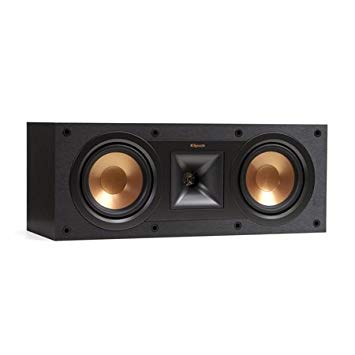 Klipsch Reference Series R-25C Center Channel Speaker - 100 Watts (Black)