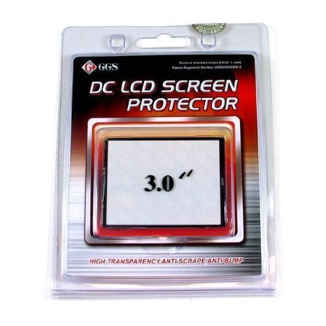 GGS Optical Glass LCD Screen Protector 3 inches for Digital Cameras