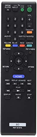 Nettech Sony Replaced Remote Control for 148767311 (RMT-B107A)