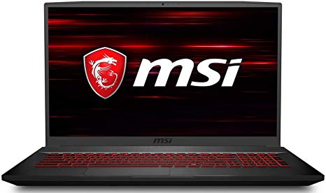 MSI GF75 Thin 9SC-278 17.3" 120Hz FHD Gaming Laptop, Intel Core i7-9750H, NVIDIA GTX 1650, 16GB, 512GB Nvme SSD, Win10