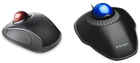 Kensington Orbit Wireless Trackball Mouse with Touch Scroll Ring (K72352US),Black & Orbit Trackball Mouse with Scroll Ring (K72337US)