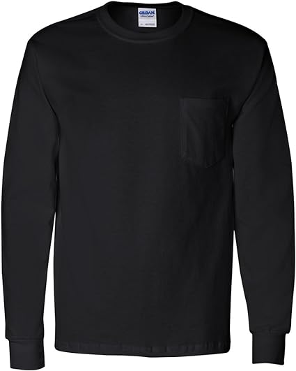 Gildan Ultra Cotton 6 oz. Long-Sleeve Pocket T-Shirt (G241)