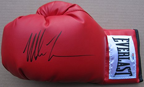 Mike Tyson signed Everlast Boxing Glove PSA/DNA COA