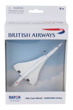 Daron British Airways Concorde Single Plane Toy