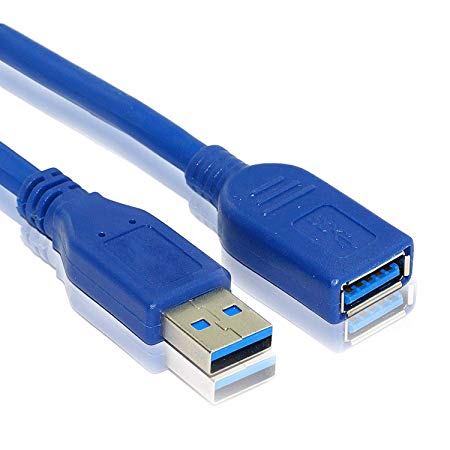 ULTRICS® USB 3.0 Extension Cable Type A Male To Female High Speed, Super fast 5Gbps Data Transfer Sync lead (1 Meter)