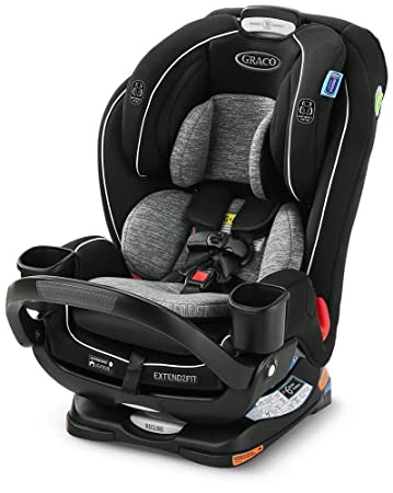 Graco Extend2Fit 3 in 1 Car Seat Featuring Anti-Rebound Bar, Ride Rear Facing Longer, Up to 50 Pounds, Zane