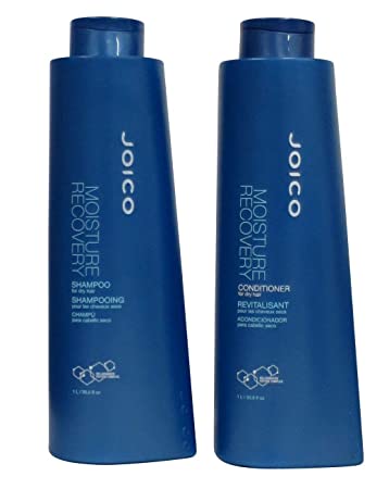 Joico Moisture Recovery Shampoo And Conditioner Liter Duo Set 33.8 Ounce
