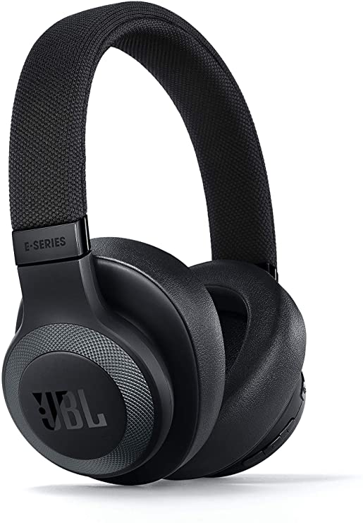 JBL E65BTNC Wireless Over-Ear Active Noise Cancelling Headphones (Black Matte)