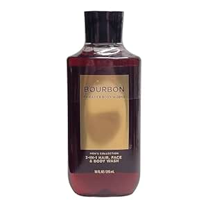 Bath & Body Works Bourbon Men's 3-IN-1 Hair & Body Wash 10 Oz. (Bourbon)