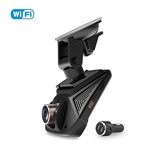 Dash Cam A305, Car Camera Recorder with SONY Sensor, 1080P FHD IPS Screen, 6-Lane 170 Wide-Angle Car DVR, Built-in WiFi with APP, G-Sensor, WDR, Loop Recording, Night Mode by AZDOME