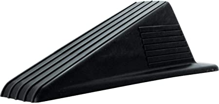 Shepherd Hardware 3762E Heavy Duty Jumbo Hard Plastic Door Wedge, 1-Pack, Black