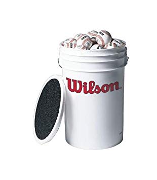 Wilson Bucket of Baseballs (3 Dozen)