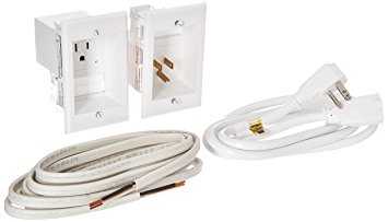PowerBridge Solutions ONE-PRO-12 Single In-Wall Cable Management for Wall-Mounted TVs, 12' Romex Cable