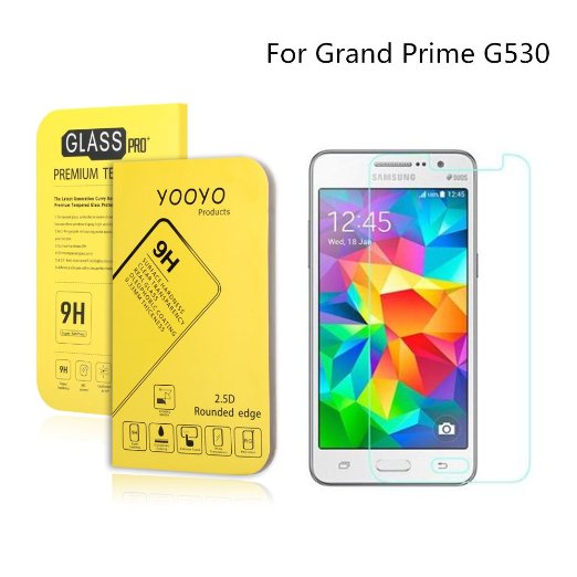 Samsung Galaxy Grand Prime G530 Tempered Glass Screen Protector, Yooyo® Premium 0.33mm Tempered Glass Screen Protector for Samsung Galaxy Grand Prime G530 G530H