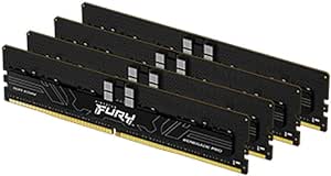 Kingston Fury Renegade Pro Expo 64GB 6400MT/s DDR5 ECC Reg CL32 DIMM (Kit of 4) Desktop Gaming Memory - KF564R32RBEK4-64