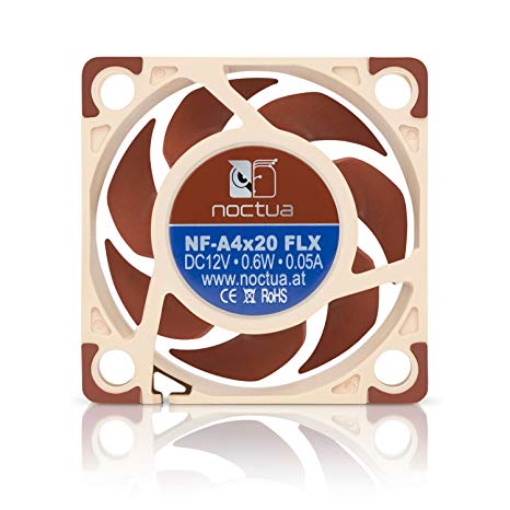 Noctua NF-A4x20 FLX, 3-Pin Premium Quiet Fan (40mm, Brown)