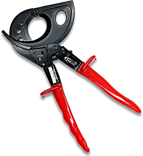 Ratcheting Cable Cutters, 400mm2 Aluminum Copper Wire Cutters for Cutting Electrical Wire as Ratcheting Wire Cut Hand Tool Ratchet Cable Cutter(400mm2)
