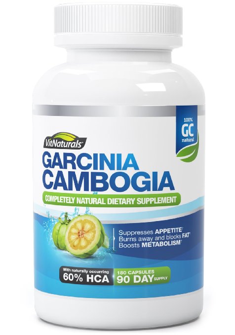 57 Sale - Garcinia Cambogia Extract - Full 3 Month Supply 180 Capsules - Pure Gold Fat Buster and Appetite Suppressant Capsules - Premium 2000mg Recommended Dose of Clinically-Proven 60 HCA Extract - Ultra Weight Loss and Slimming Aid Backed By Lifetime Money-Back Guarantee