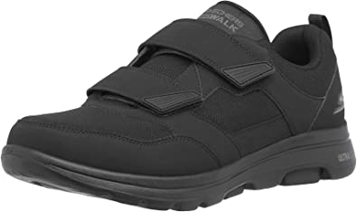 Skechers Mens Gowalk 5 Wistful - Double Velcro Athletic Mesh Performance Walking Shoe Sneaker