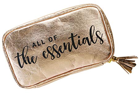 Essential oil carrying case | Rose Gold | Holds 10 standard bottles(15ml) or roller bottles(10ml) | Great travel case or daily use | Eco friendly material